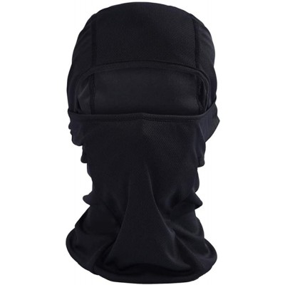 Balaclavas Summer Men Women Balaclavas Face Ski Mask Windproof Sports Outdoor - Black - CS18XS3O8ES $11.69