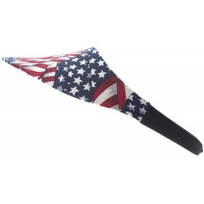 Visors Midsize Print Visor - American Flag Print - CH18TK0O3S9 $11.19