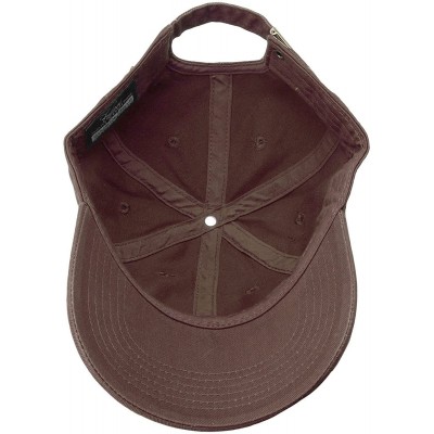 Baseball Caps Classic Baseball Cap Dad Hat 100% Cotton Soft Adjustable Size - Dark Brown - C711AT3W377 $6.94