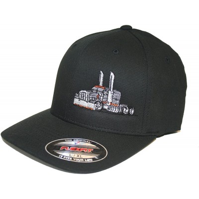 Baseball Caps Trucker Truck Hat Big Rig Cap Flexfit - Grey - C1185NYXAZD $54.94