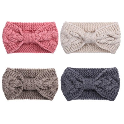 Cold Weather Headbands Knitted Headbands Winter Headband Ear Warm Crochet Head Wraps for Women Girls (4ColorPackB) - 4ColorPa...