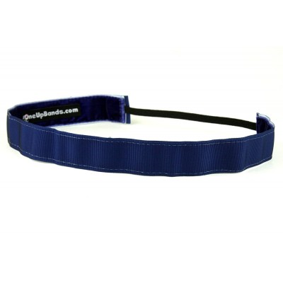 Headbands Women's Solid Navy One Size Fits Most - Jaquard - CM11K9XFE3D $13.04