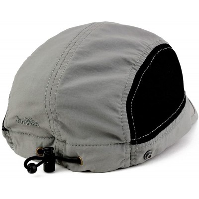 Baseball Caps American Moisture Wicking Outdoorsman UPF 50+ Taslon UV Cap with Removable Neck Flap - Gull - CR17YI8KWH3 $23.78