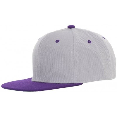 Baseball Caps Vintage Snapback Cap Hat - Gray Purple - C0116FODFDV $11.64