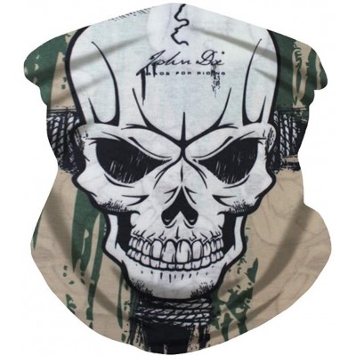 Balaclavas Seamless Rave Face Cover Bandana-Neck Gaiter Tube Headwear Motorcycle Face Scarf - Z_skull 3 - CA198O85NT2 $10.85