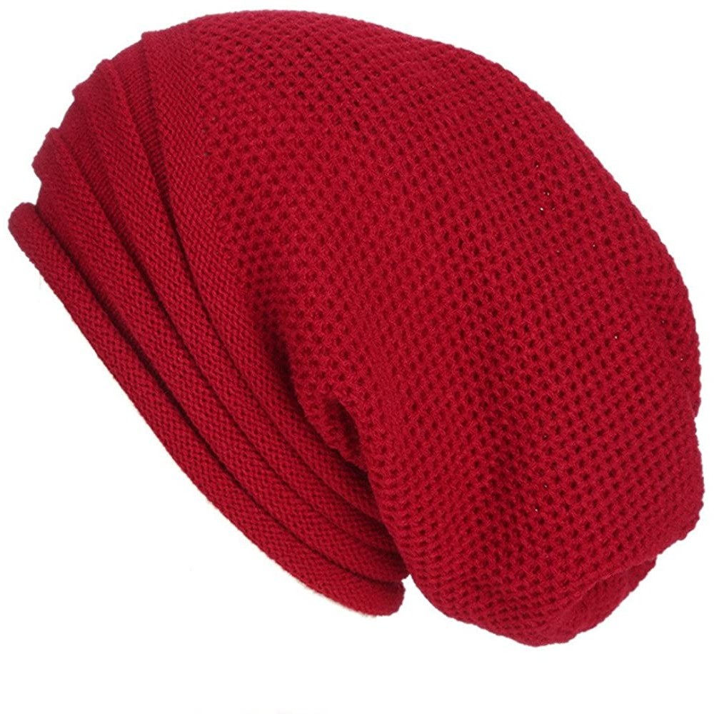 Skullies & Beanies Stretch Halloween Costume Accessory Supplies - Wine Red - CR18XW3OW2G $9.76