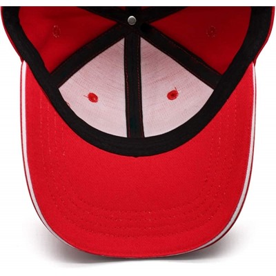 Baseball Caps Trendy Hat Cotton Mens Women Dad-Hat - Red-33 - CZ18A8LRKKO $18.86