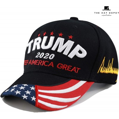 Baseball Caps Original Exclusive Donald Trump 2020" Keep America Great/Make America Great Again 3D Signature Cap - CD18WNCM5D...