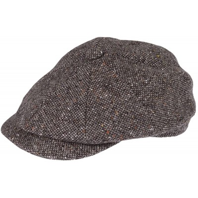 Newsboy Caps Men's Gray Peak Baker Boy Hat With Fleck newsboy Cap Warm Winter Driving Classic 8 Panel Hat - C8180RDT2OL $17.08