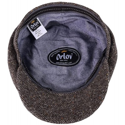 Newsboy Caps Men's Gray Peak Baker Boy Hat With Fleck newsboy Cap Warm Winter Driving Classic 8 Panel Hat - C8180RDT2OL $17.08