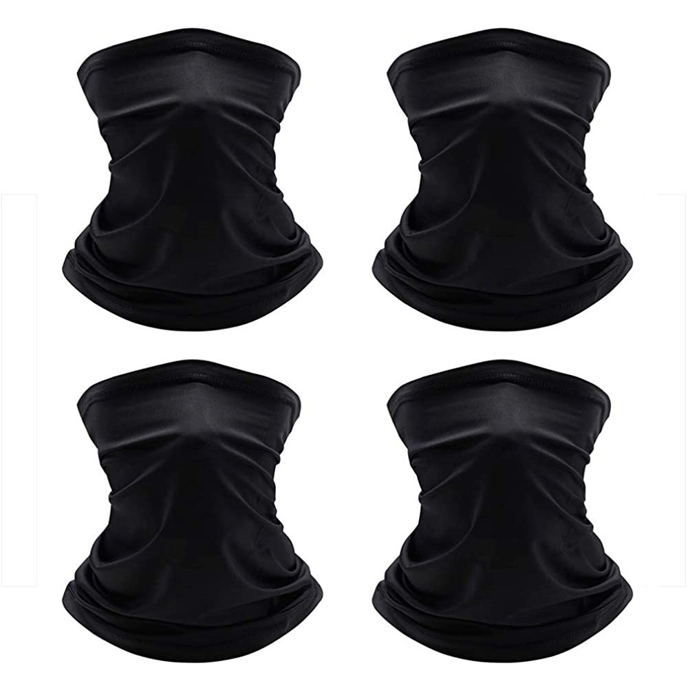 Balaclavas 2Pcs Outdoor Multifunctional Turban Sun Protection Wind-Proof Fishing Riding Kerchief Balaclava - 4pcs Black - CR1...