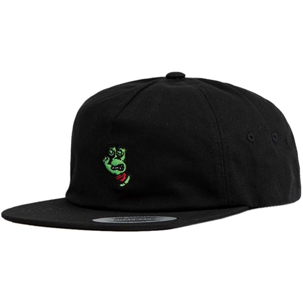 Baseball Caps Men's TMNT Turtle Hand Baseball Flat Brim Adjustable Hats - Black - CH18H3YHDZN $55.87
