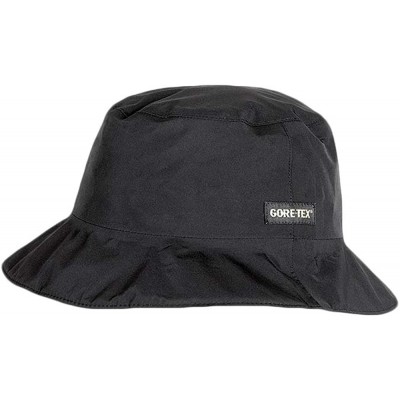 Sun Hats Men's Gore-Tex Bucket Hat - Black - CQ115FCJRBX $96.81