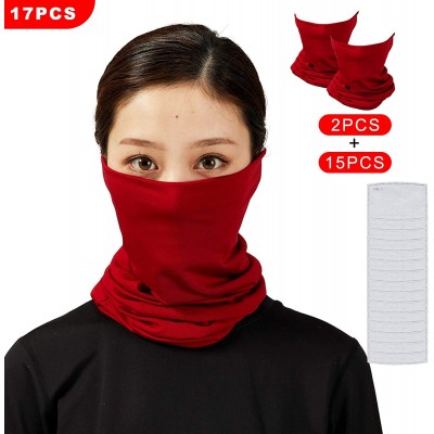 Balaclavas Seamless Neck Gaiter with Insert Filter Design - Multifunctional Bandana Balaclava for Men- Women and Kid 18pcs - ...