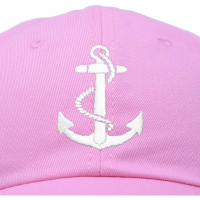 Baseball Caps Anchor Hat Sailing Baseball Cap Women Beach Gift Boating Yacht - Light Pink - CD18WI3HZTG $13.51