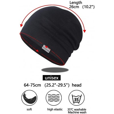 Skullies & Beanies Watch Cap Merino Wool Beanie Hat for Men - Black - CR193THWNSU $21.35