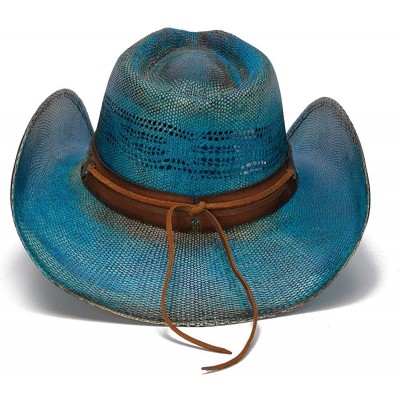 Cowboy Hats Women's Love Story Rose Straw Western Hat - CH18OQT7TQO $61.92