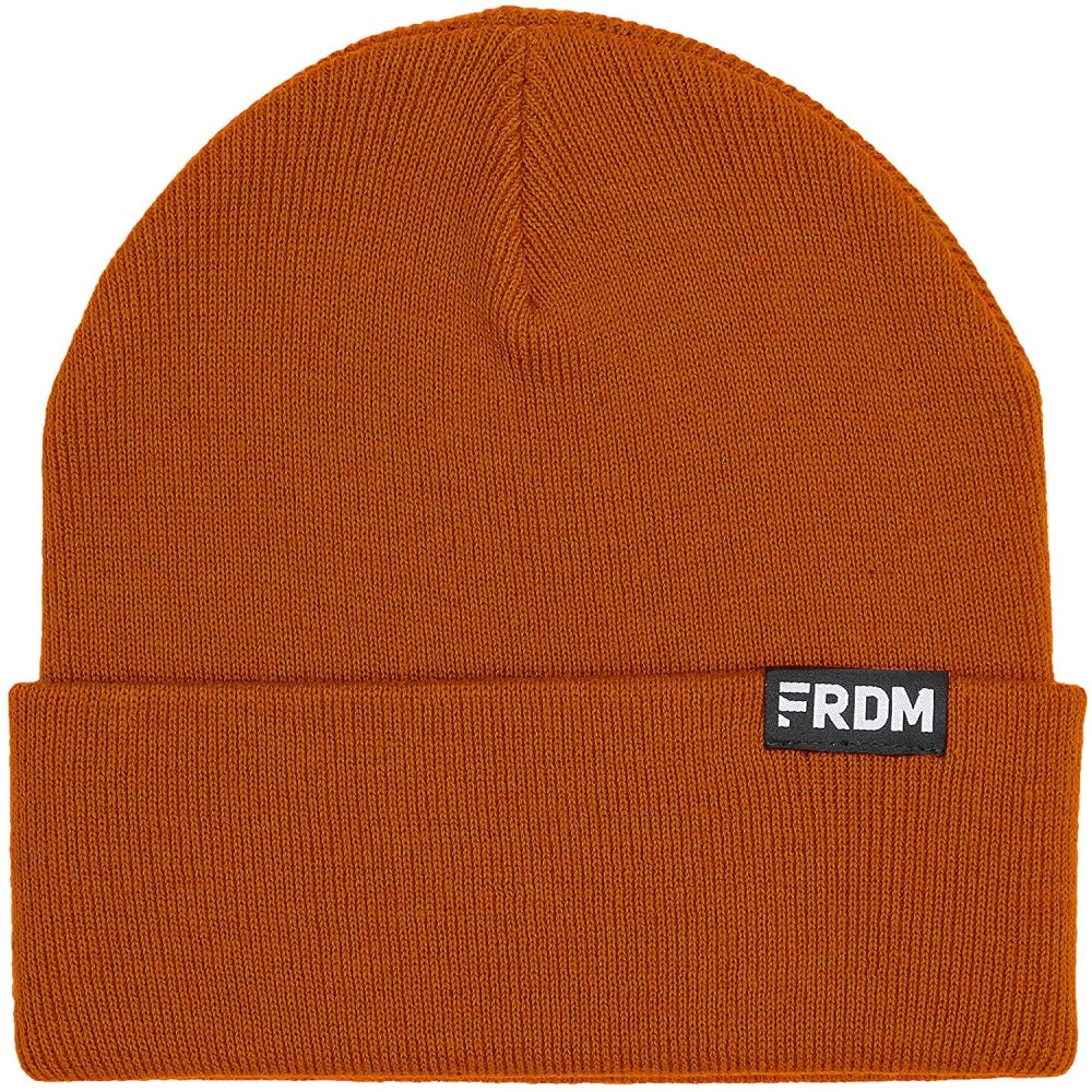 Skullies & Beanies Premium Warm Knit Cuff Beanie - Orange - CE18KHDSOUT $12.15