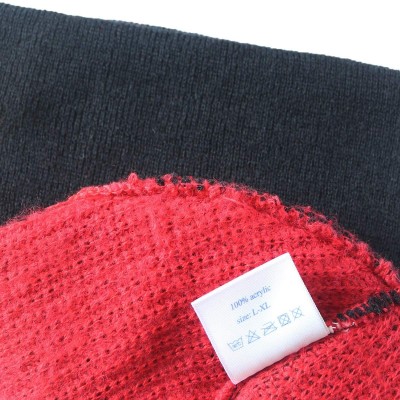 Skullies & Beanies 100% Acrylic Winter Cuffed Beanie with Soft Lining Adult Size for Men and Women - Black - CO18K2HT4A6 $13.49