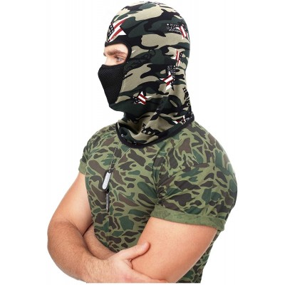 Balaclavas 3 Pieces Balaclava Face Mask Motorcycle Mask Windproof Camouflage Fishing Cap Face Cover for Sun Dust Protection -...