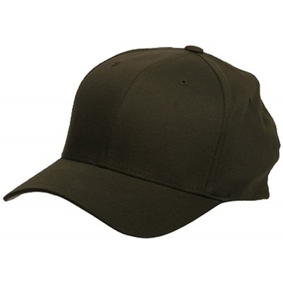 Baseball Caps Wooly Combed Twill Flexfit Cap-Olive W33S70F - CQ111GHARYB $27.61