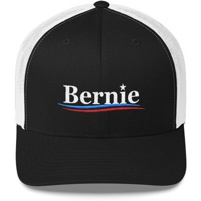 Baseball Caps Bernie Sanders for President Hat - 2020 Election Trucker Cap - Black/ White - CA18RHKO06M $26.64
