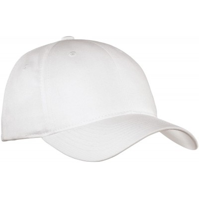 Baseball Caps Men's Fine Twill Cap - White - CR11NGRYU61 $9.41