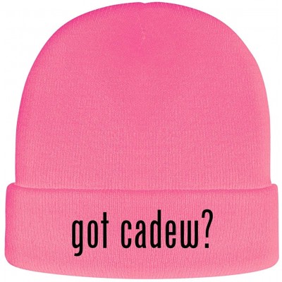 Skullies & Beanies got Cadew? - Soft Adult Beanie Cap - Pink - CP1928C23QC $16.66