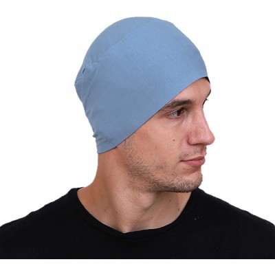 Skullies & Beanies Men's Cotton Beanies (Multicolours- Free Size) - CX18EQSDH9M $11.06