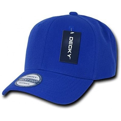 Baseball Caps Acrylic Curved Bill Snapbacks - Royal - CL11M63QVRR $10.51