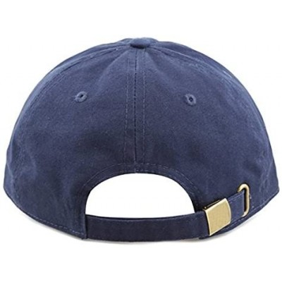 Baseball Caps Dabbin Dad Hat Cotton Baseball Cap Polo Style Low Profile - Navy - CF185SCZI49 $19.97