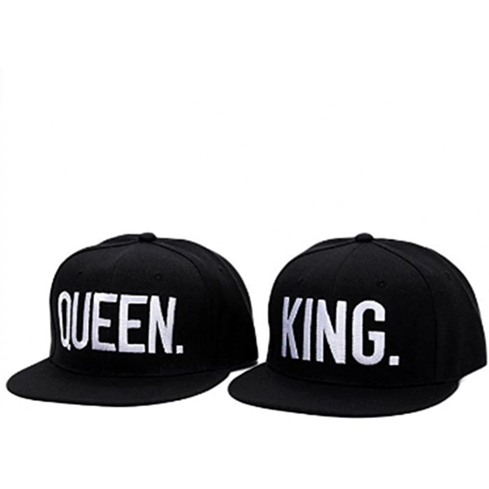 Baseball Caps Hip-Hop Hats 3D Embroidered Snapback Caps Adjustable Baseball Caps (King Queen) - CU183C9A9MH $19.73