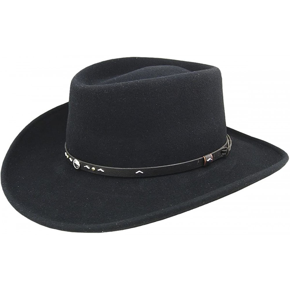 Cowboy Hats Men Black Hills Hat - Black - C4113PVRRI1 $35.15