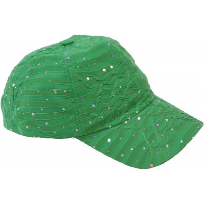 Baseball Caps Sparkle Baseball Cap [Style 630] - Kelly - CF11CYPYM3R $14.59