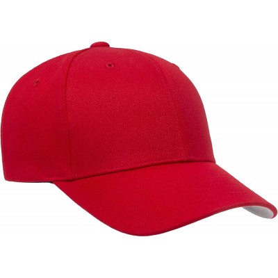 Baseball Caps Men's Wool Blend Hat - Red - CG193KLUOZ2 $11.12