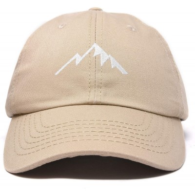 Baseball Caps Outdoor Cap Mountain Dad Hat Hiking Trek Wilderness Ballcap - Khaki - CO18SLZYKTS $10.18