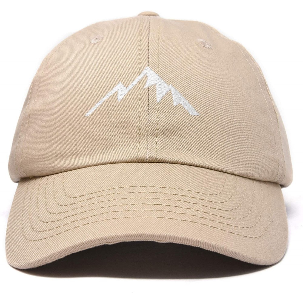 Baseball Caps Outdoor Cap Mountain Dad Hat Hiking Trek Wilderness Ballcap - Khaki - CO18SLZYKTS $10.18