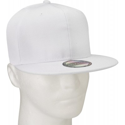 Baseball Caps Classic Snapback Hat Cap Hip Hop Style Flat Bill Blank Solid Color Adjustable Size - 1pc White - CG18GNSQ80C $1...