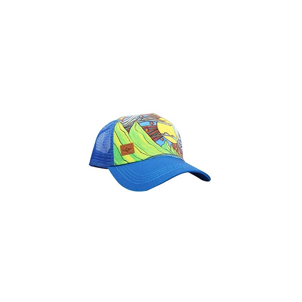 Baseball Caps Trucker Hats for Women - Snapback Woman Caps in Lively Colors - Makana - Ocean - CC18Y93A7LL $25.09