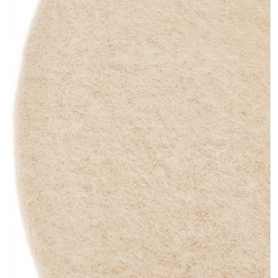Berets Women Wool Beret Hat Solid Color French Style Warm Cap - Creamy White - CC18LRX2NG6 $12.87