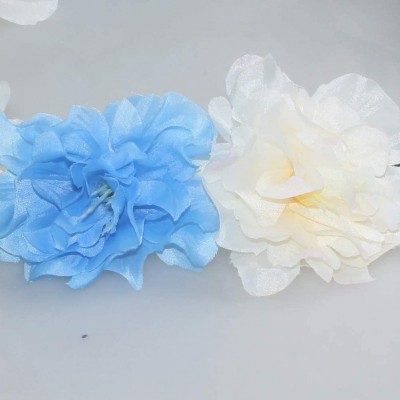 Headbands Flower Crown Floral Hair Wreath Wedding Headband Festival Garland - 5-Blue - CX18RYO39TT $8.93