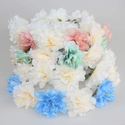 Headbands Flower Crown Floral Hair Wreath Wedding Headband Festival Garland - 5-Blue - CX18RYO39TT $8.93