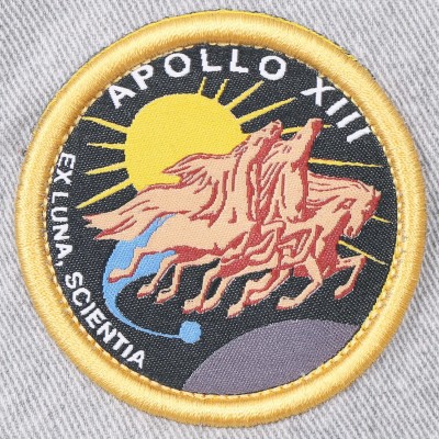 Baseball Caps NASA Meatball Logo Embroidery Baseball Cap Apollo 13 Patch Trucker Hat - Grey - CX189O67073 $23.53