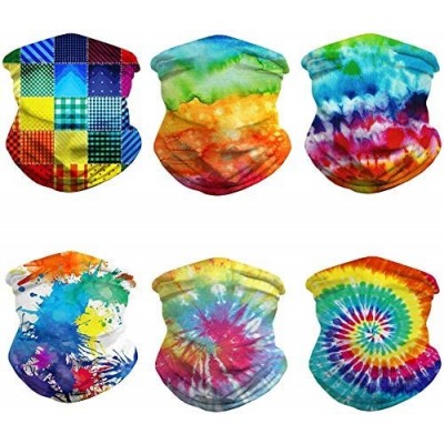 Balaclavas Cycling Protection Bandana Balaclava Headwear - Brightcolor*6pcs - CW199L494KI $21.36