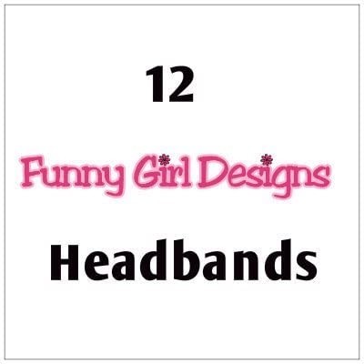 Headbands 1 DOZEN 2 Inch Wide Cotton Stretch Headbands OFFICIAL HEADBANDS - Available - CG11QNR6OJ7 $13.87