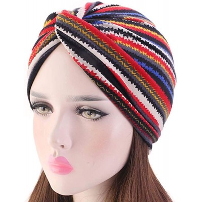 Skullies & Beanies Turban Hat Chemo Cap Beanie Skullies Sport Hair Wrap Yoga Head wrap for Women - 3 - C518ZM4UX7T $10.67