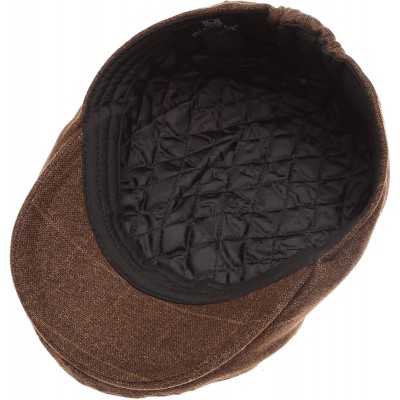 Newsboy Caps Men's Classic Flat Ivy Gatsby Cabbie Newsboy Hat with Elastic Comfortable Fit and Soft Quilted Lining. - C618Y90...