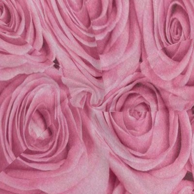 Balaclavas Valentine's Day Pink Rose Flower Face Mask UV Sun Mask Dust Wind Neck Gaiter Magic Bandana - CW197QTXHUE $10.48