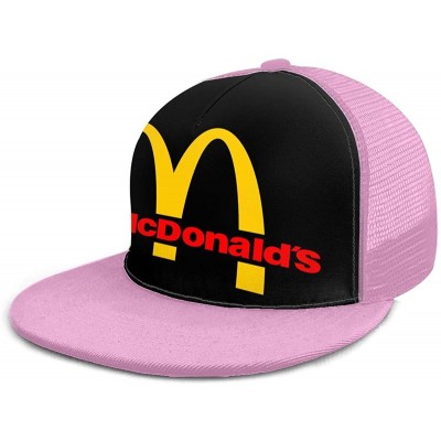 Baseball Caps Adjustable Flatbrim Baseball Snapback Snapbacks - Pink1 - CF18Y0YOTY5 $7.76