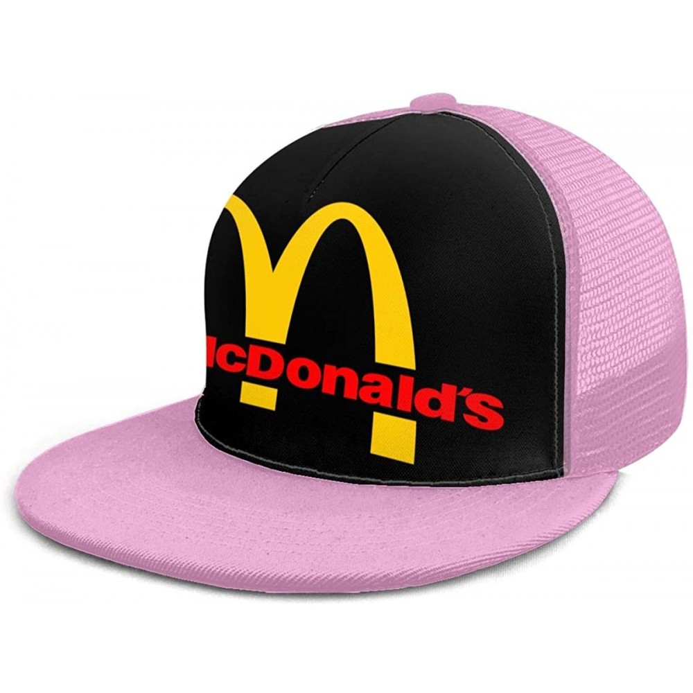 Baseball Caps Adjustable Flatbrim Baseball Snapback Snapbacks - Pink1 - CF18Y0YOTY5 $7.76